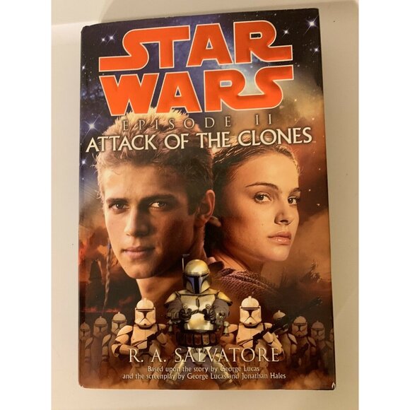 Star Wars Episode II:‎ Attack of the Clones R. A. Salvatore Hardcover - Picture 1 of 11